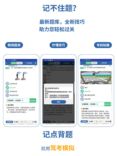 驾考模拟3D图集展示